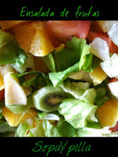 Una foto de Ensalada de frutas