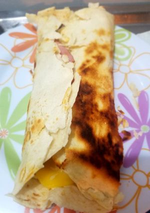 Una foto de Wraps de champiñones con carne molida