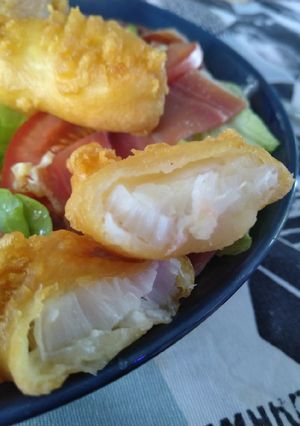Une photo de Tempura de cabillaud