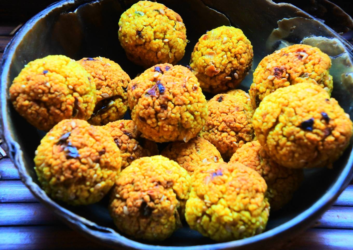 Bolitas de cuscús y alubias 🧆