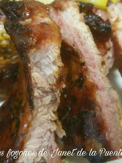 Una foto de Costillas al Chimichurri
