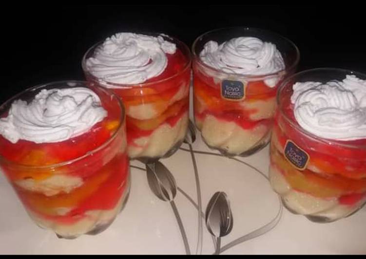 Custard trifle