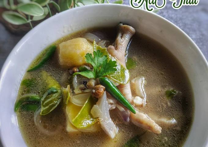 Cara Gampang Menyiapkan Sup Kaki Ayam Ala Thai Anti Gagal