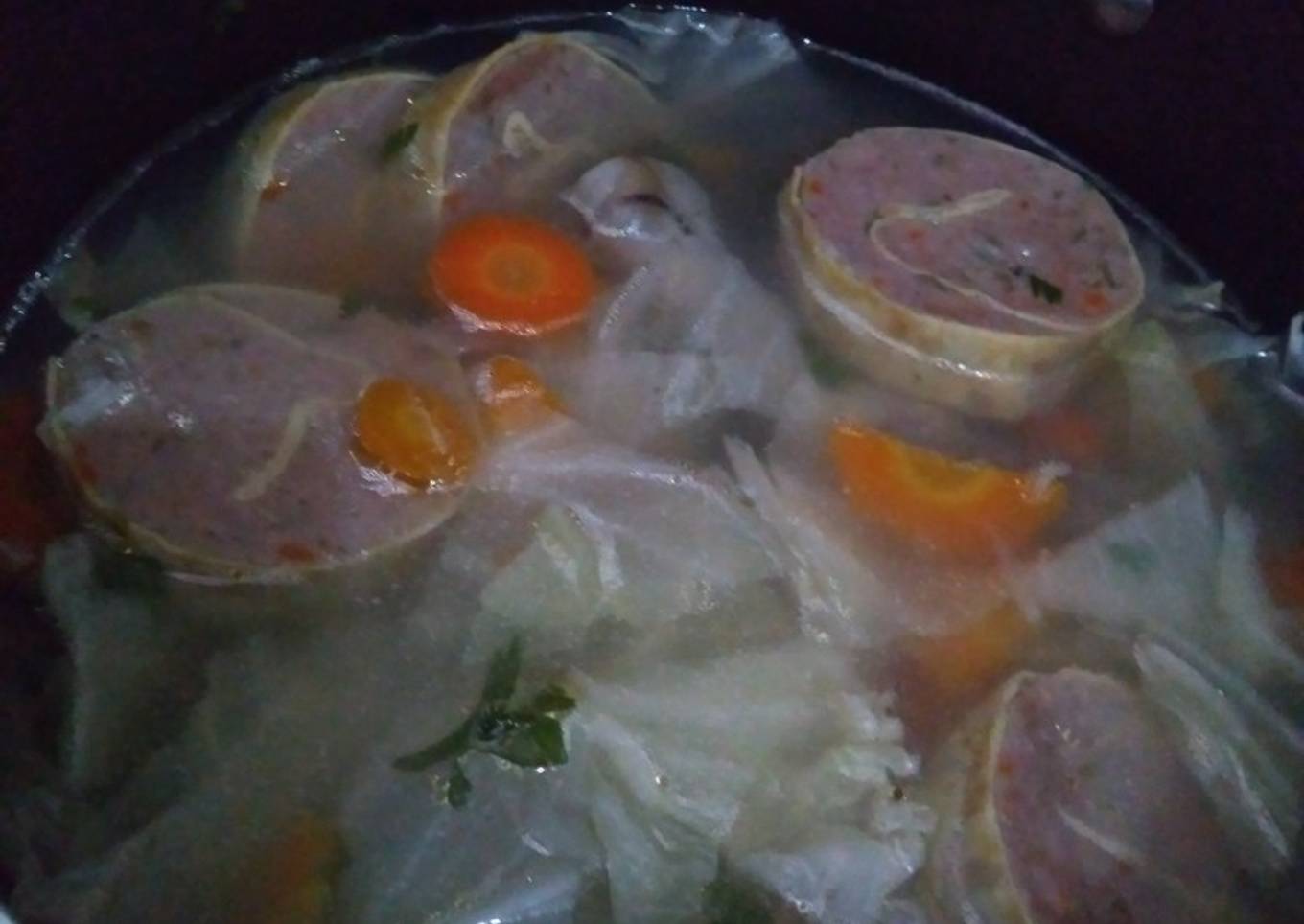 Sop Ceker Rolade Ayam