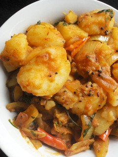 A picture of Curried Potatoes.