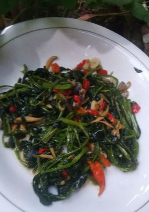 Foto resep Cah Kangkung Teri Medan