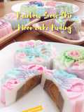 Rainbow Snow skin mooncake pudding