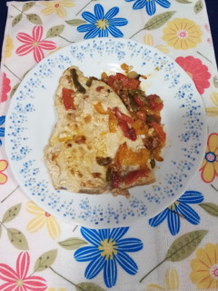Una foto de Emperador con verduras