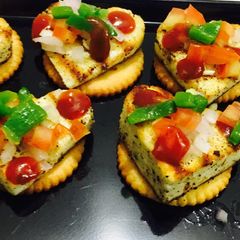 A picture of Cottage cheese Monaco bites.