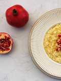 Risotto melograno e primo sale