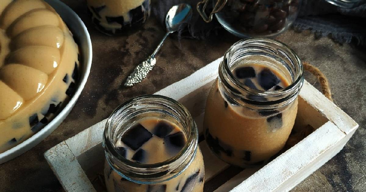 Resep Puding Cappucino Cincau oleh Nuniek Wijayanti Cookpad