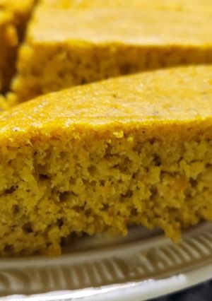 Una foto de Torta de zanahoria sin gluten y sin azúcar (en licuadora)