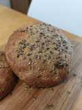 🌿Pain bun aux graines de lin (sans gluten)