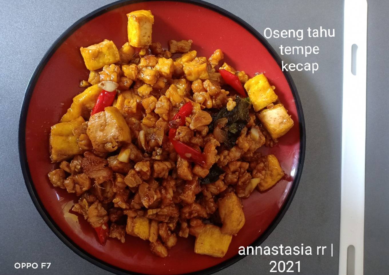 Oseng tahu tempe kecap