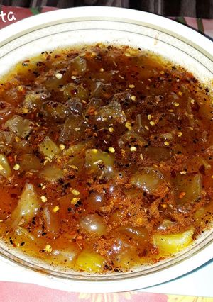 A picture of Bengali 's Sweet Mango Aachar.