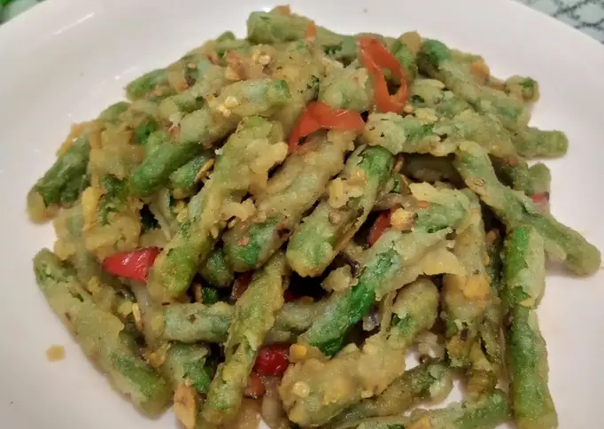 Kacang Panjang Krispi Cabe Garam