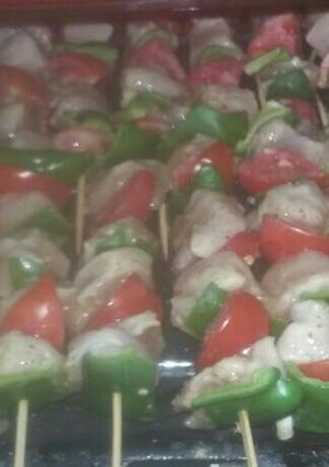 صورة لوصفة تكة دجاج