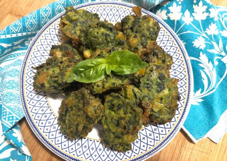 Frittelle ricotta 
e spinaci
#iorestoacasa
#piattodiriciclo