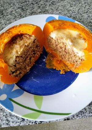 Una foto de Anco relleno con quinoa y soja