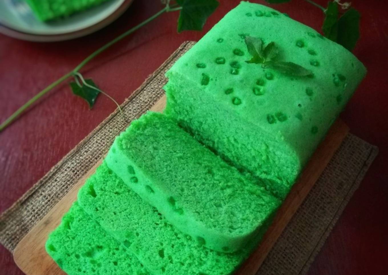 Bolu Pandan Kukus Lembut