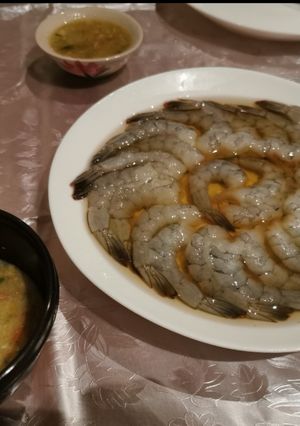 รูปของ กุ้งแช่น้ำปลา น้ำจิ้มแซ่บสองสูตร