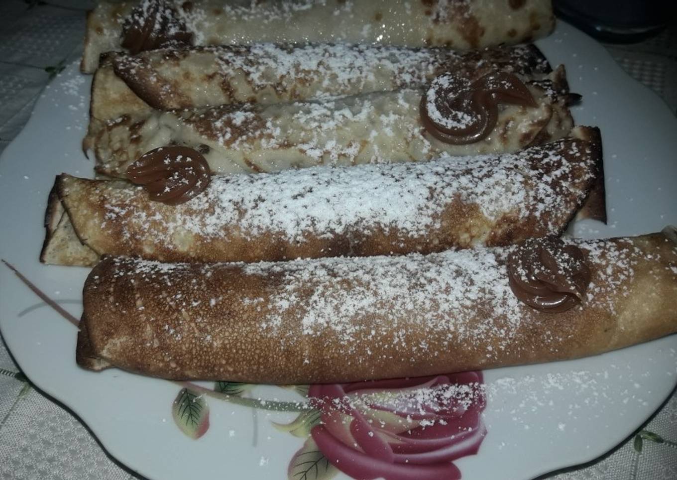 Panqueques o Crepes con dulce de leche