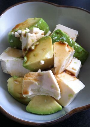 A picture of Tofu & Avocado Salad.