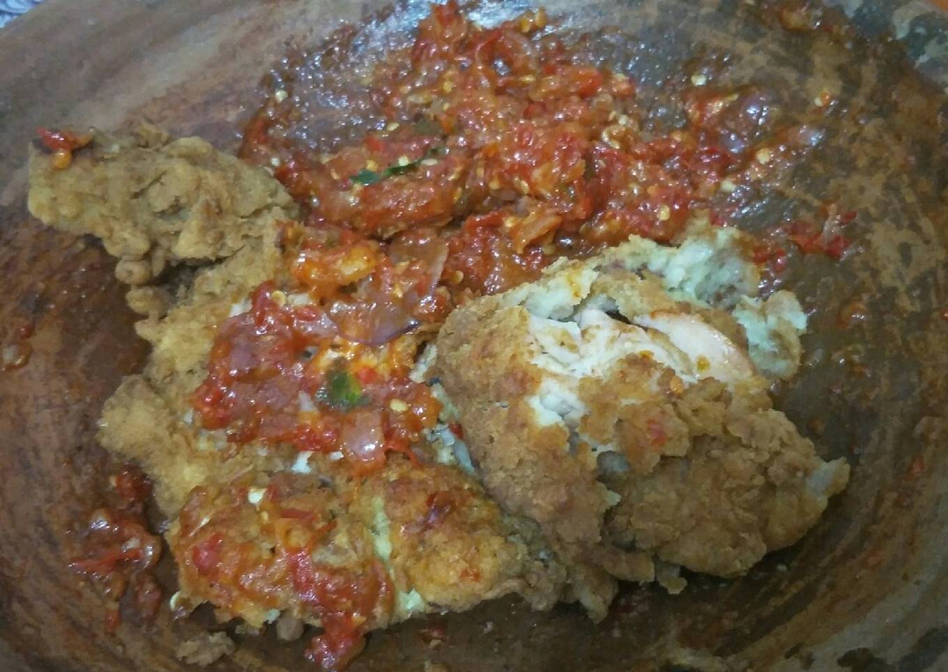 Ayam Geprek simpel Ala Orys