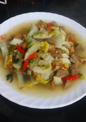 Foto resep Oseng sawi putih