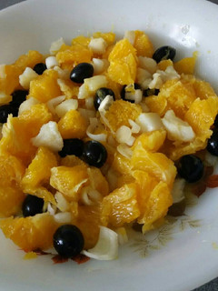 Una foto de Ensalada de bacalao y naranja