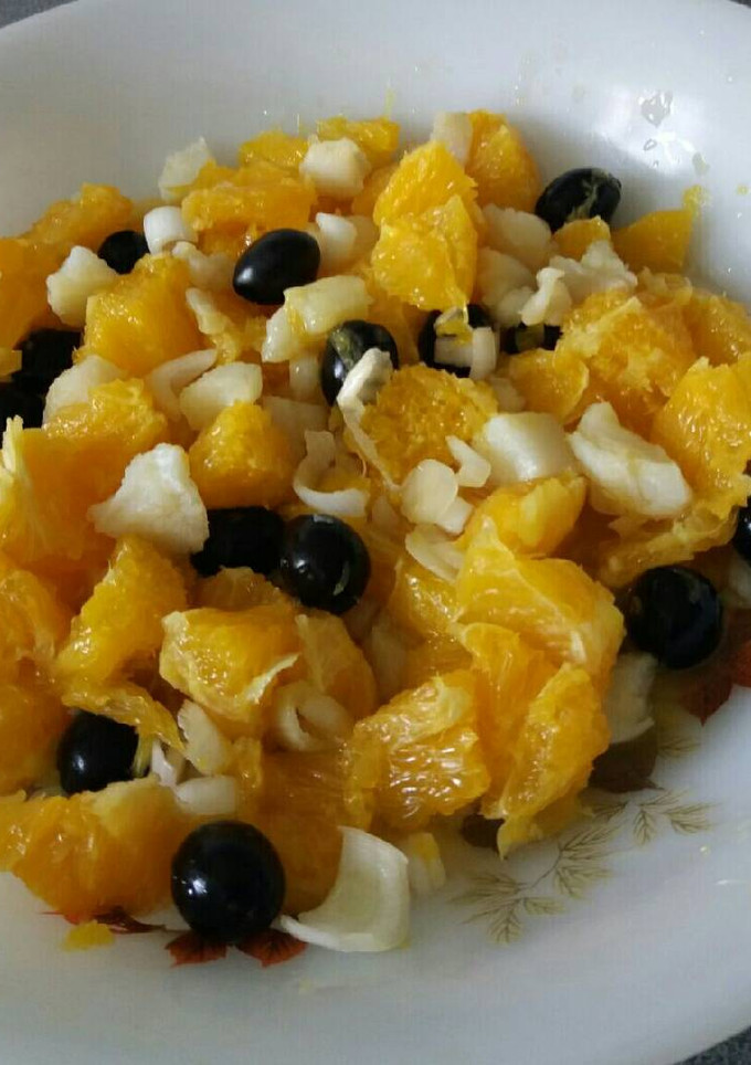 Una foto de Ensalada de bacalao y naranja