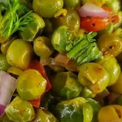 A picture of Green peas chat.