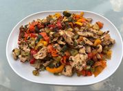Une photo de marinade poulet plancha
