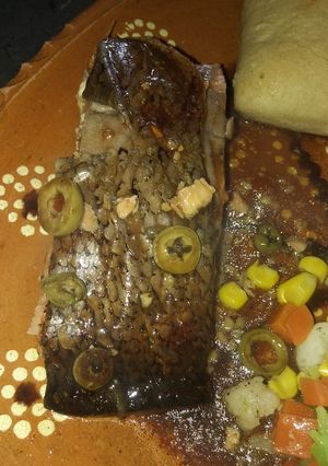 Una foto de Salmón al horno 🐟