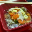 Sop jamur tiram wortel jagung muda