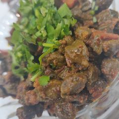 A picture of Chatpata masala choliya.