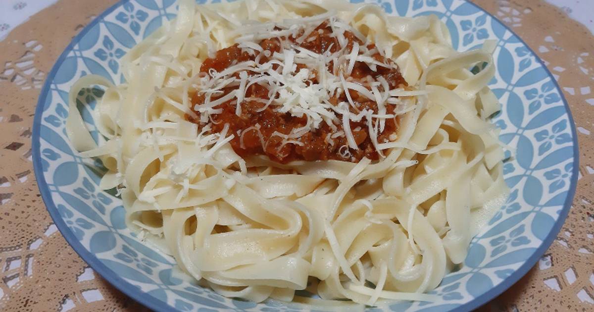 Recette - Tagliatelles Bolognaise - Sauces pour Pâtes