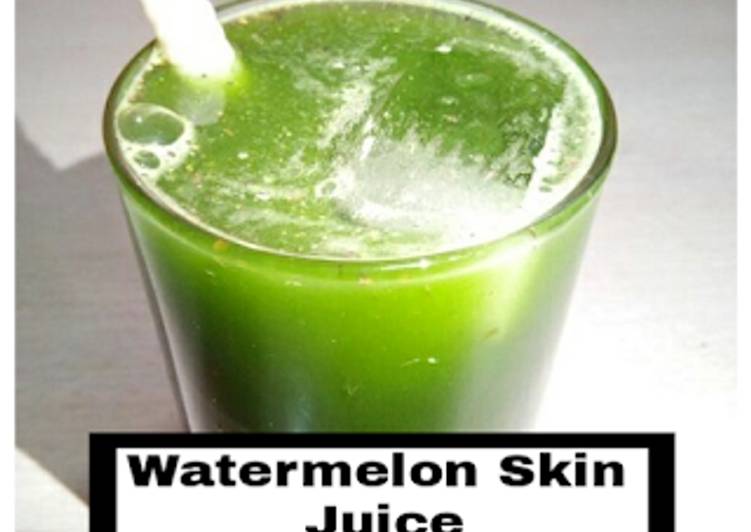 Recipe of Homemade Watermelon Skin Juice