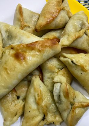 صورة لوصفة فطائر سبانخ سهلة ولذيذة