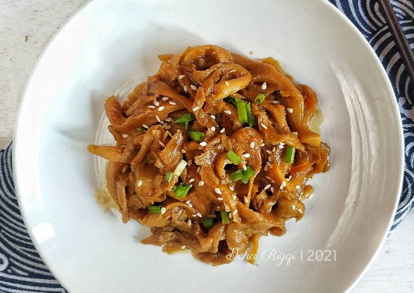 Langkah Mudah untuk Membuat Jamur Tiram Teriyaki, Menggugah Selera