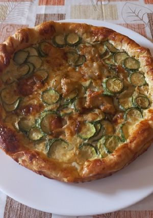 Foto di Torta salata con tonno zucchine e gorgonzola