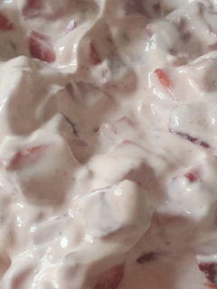 Una foto de Fresas con griego
