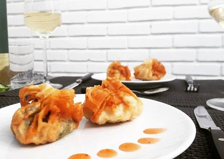 How to Make Super Quick Homemade Crispy wonton trio