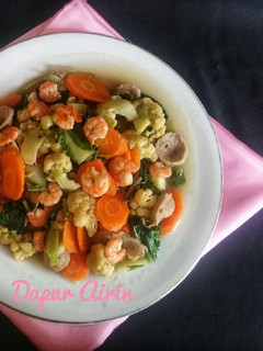 Foto resep Capcay Kuah Kaldu Udang