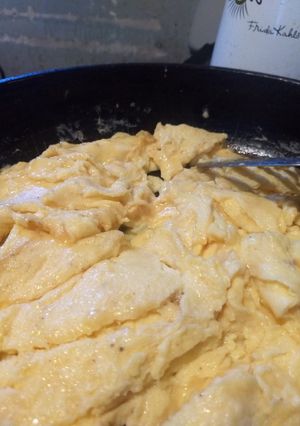 Una foto de Huevos revueltos