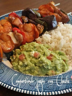 Una foto de Brochetas mixtas🌹