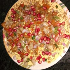 A picture of Masala papad.
