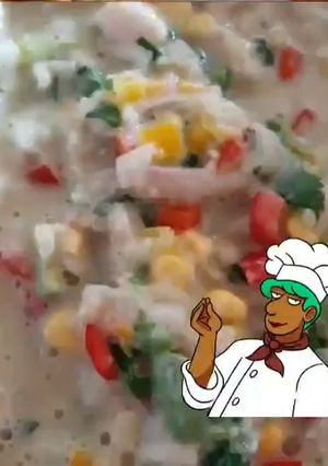Una foto de Ceviche de merluza