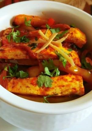 A picture of Paneer Jalfrezi.