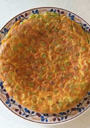 Foto resep Telor dadar buncis